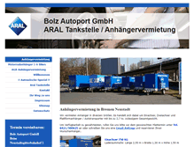 Tablet Screenshot of bolz-autoport.de